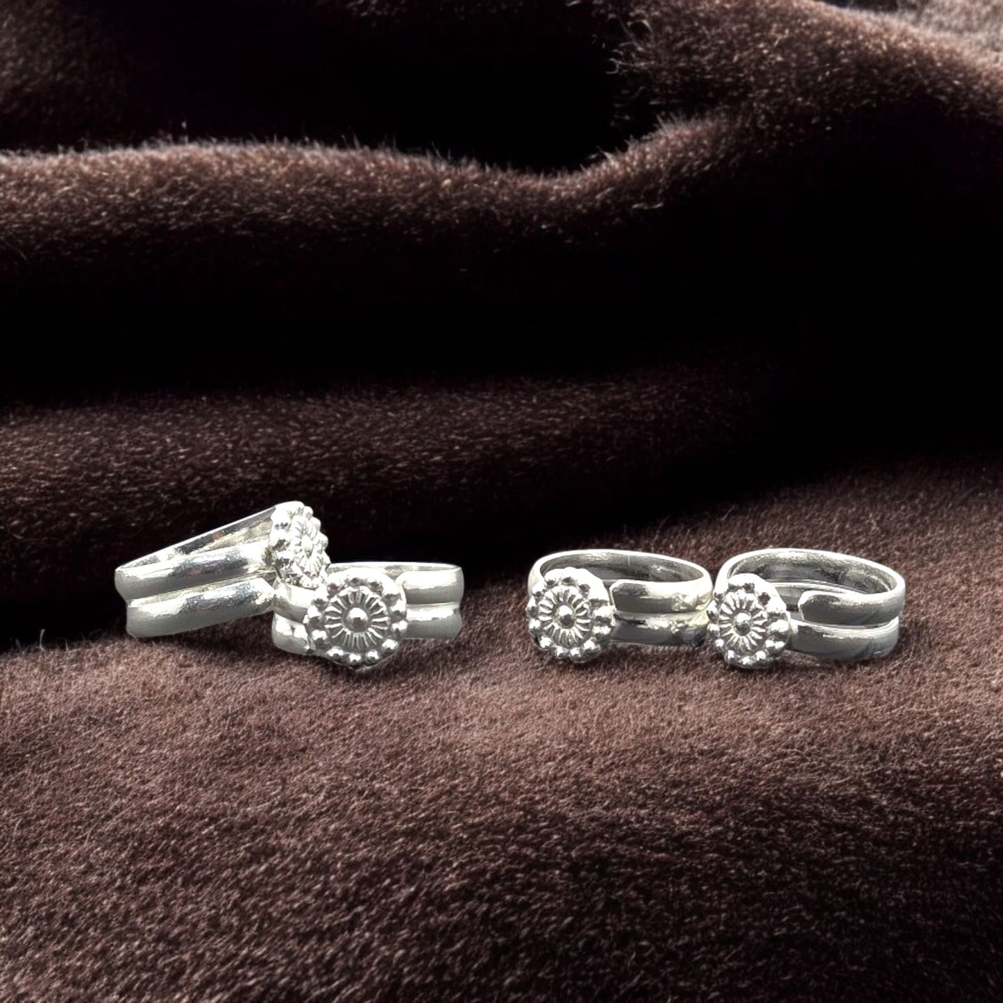 Sunflower Classic Toe Rings