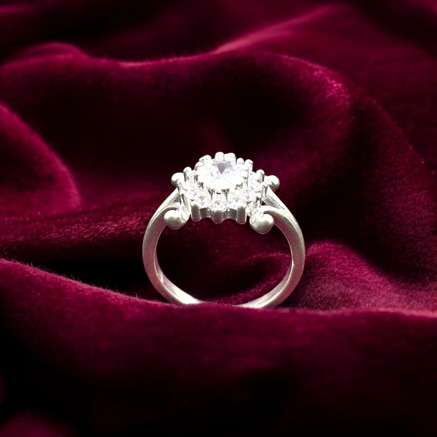 Floral Swirl Vintage Ladies Ring