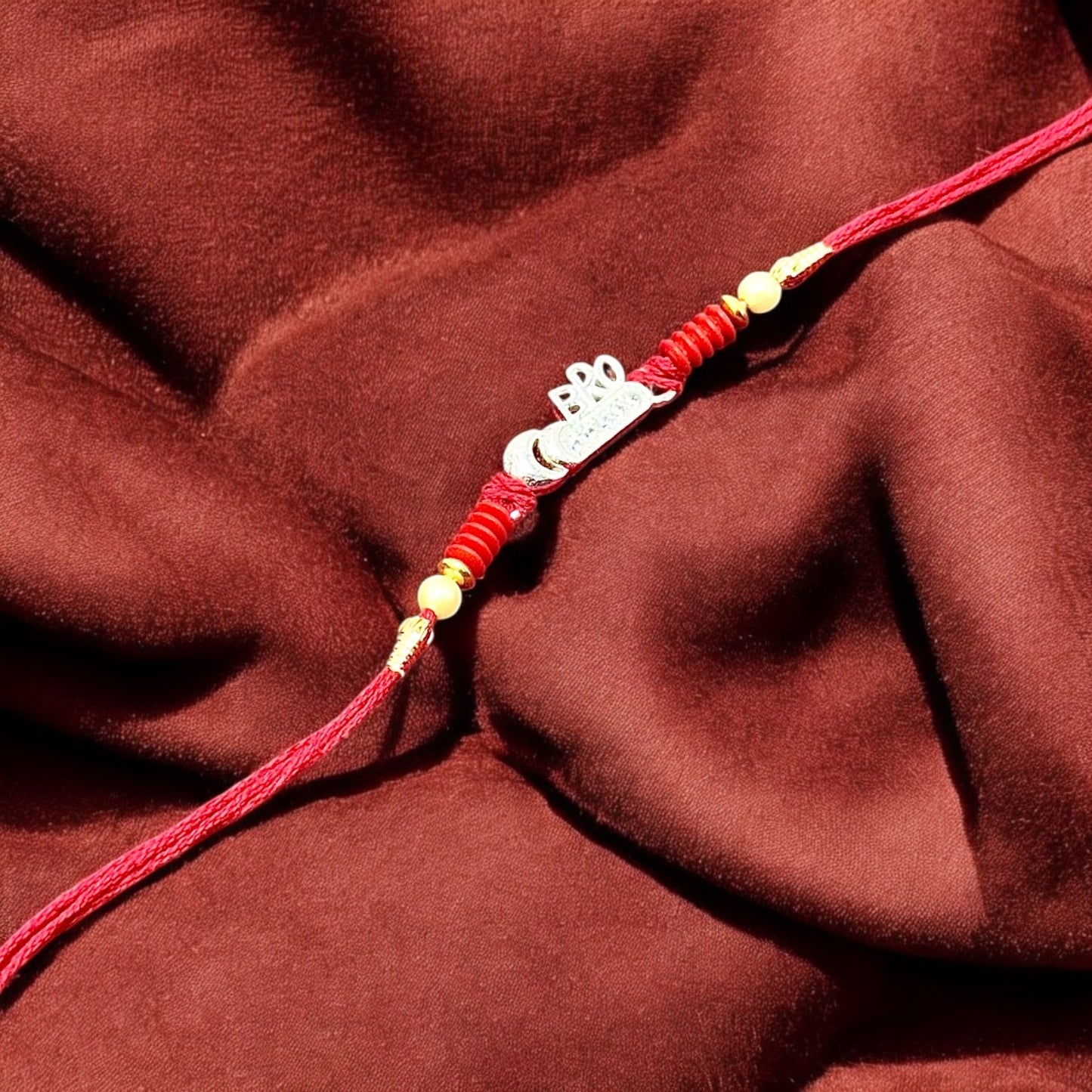 Traditional Silver Rakhi