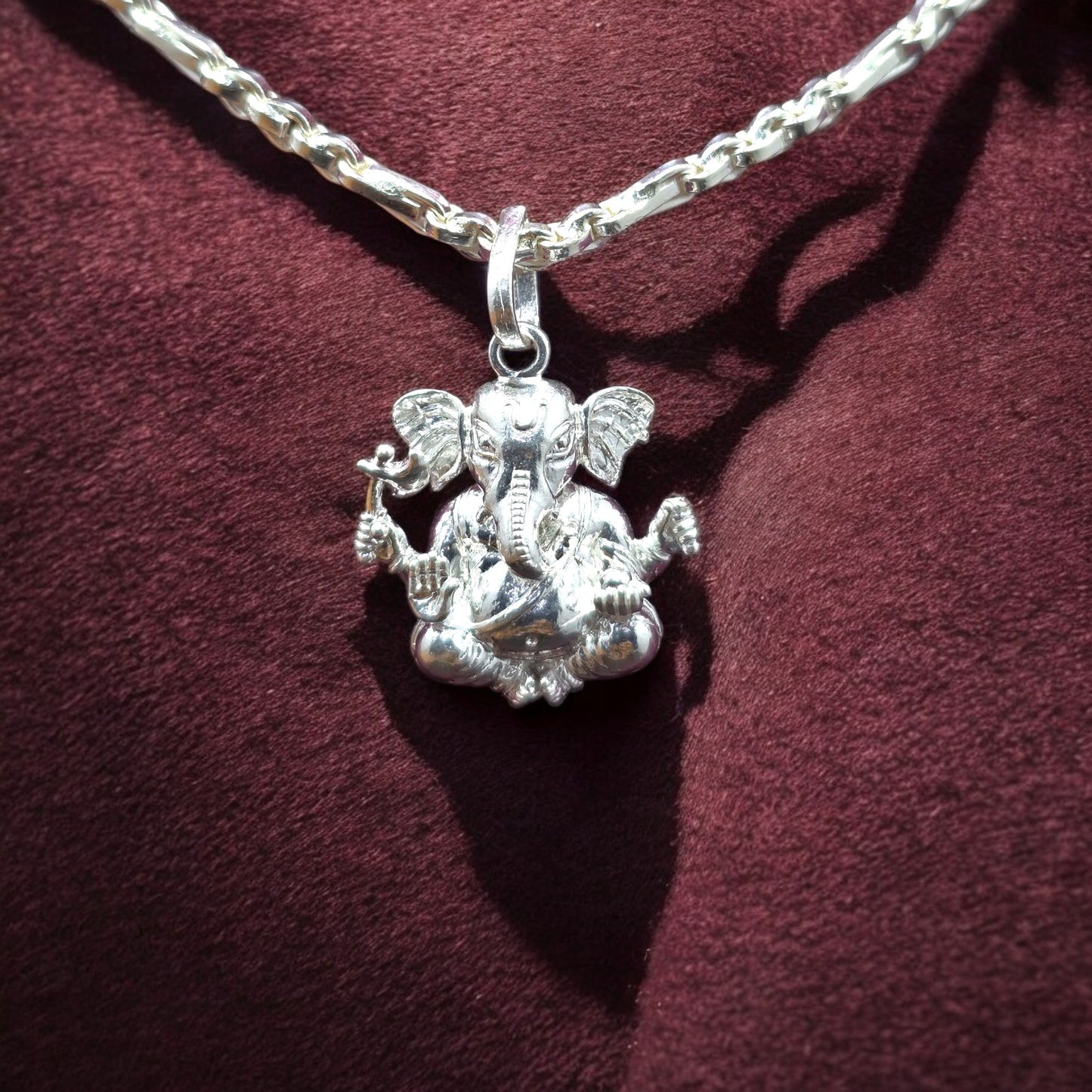 Lord Ganesh Silver Locket