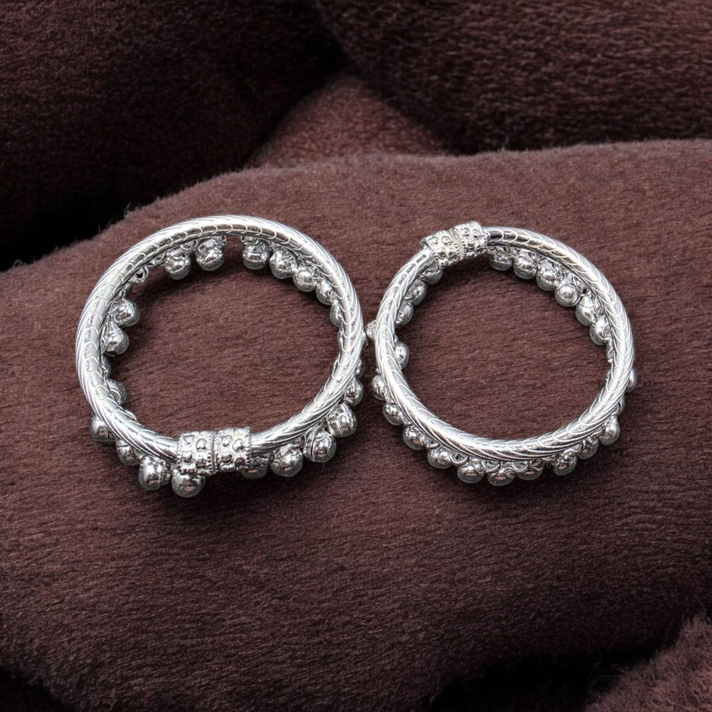 Traditional Baby Leg Kada with Ghungroos (Pair)