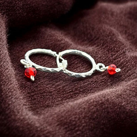 Silver Round Earrings – Timeless Elegance in Every Curve