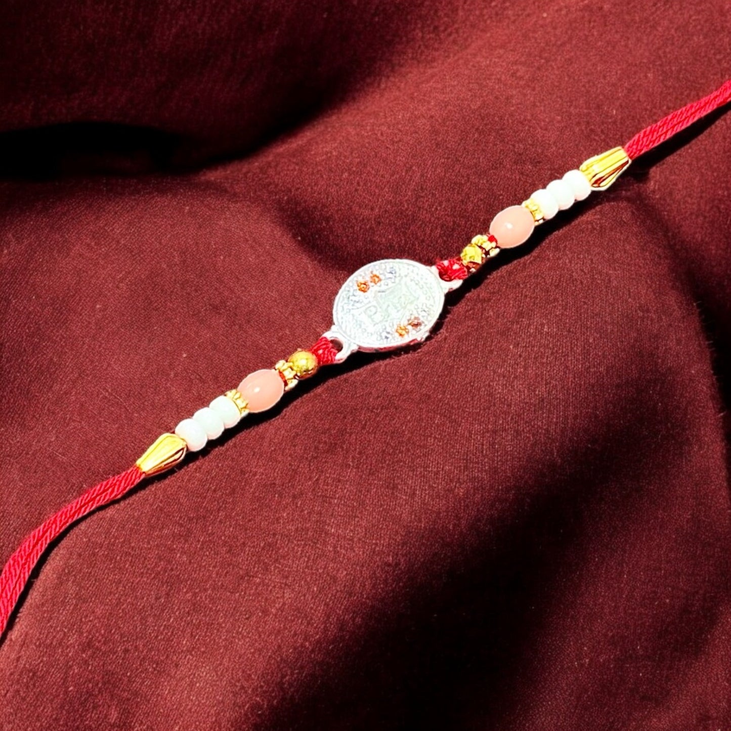 Traditional Silver Rakhi