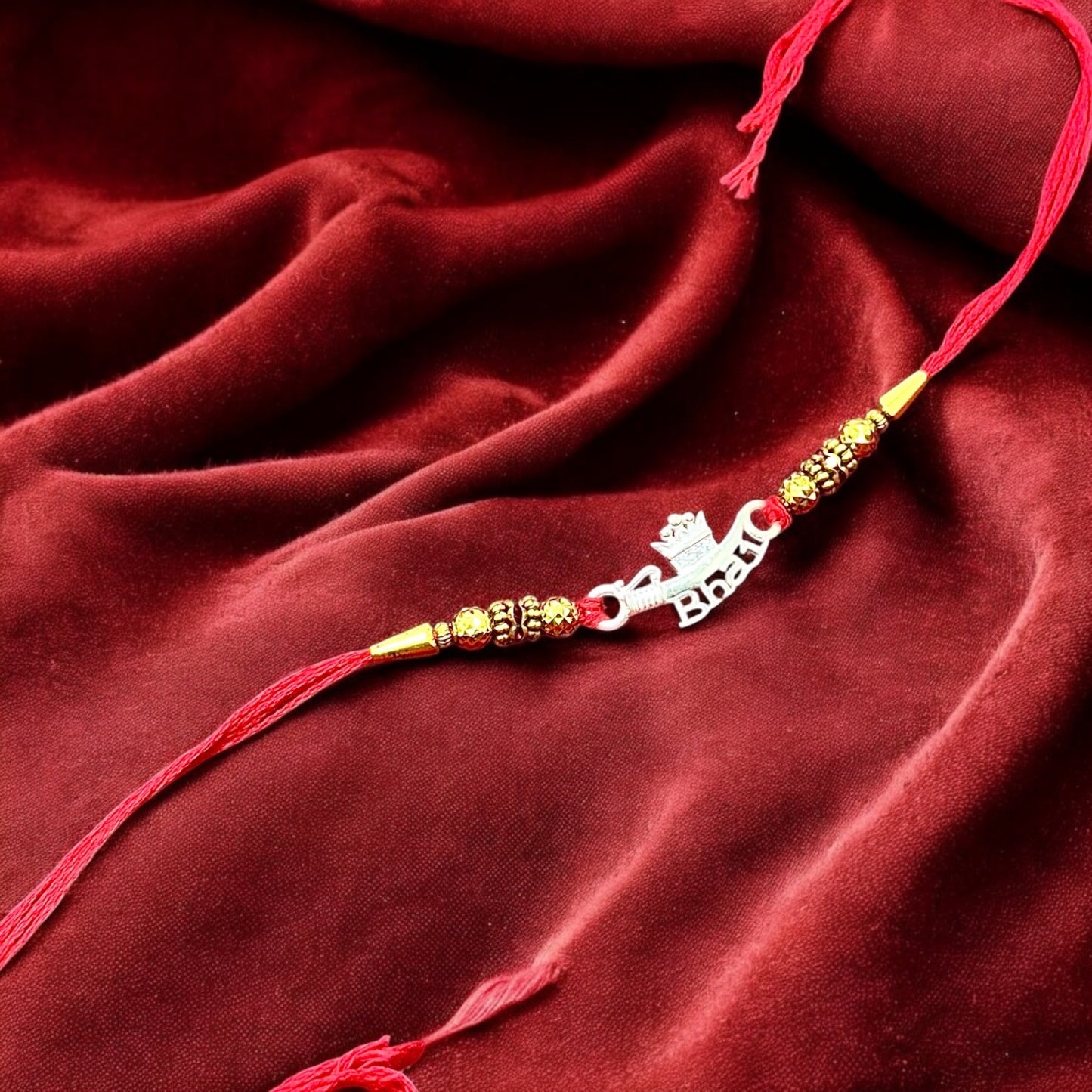 Traditional Silver Rakhi