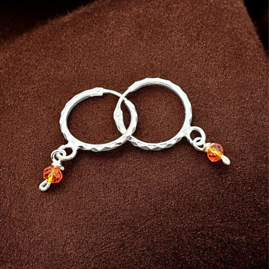 Silver Round Earrings – Timeless Elegance in Every Curve