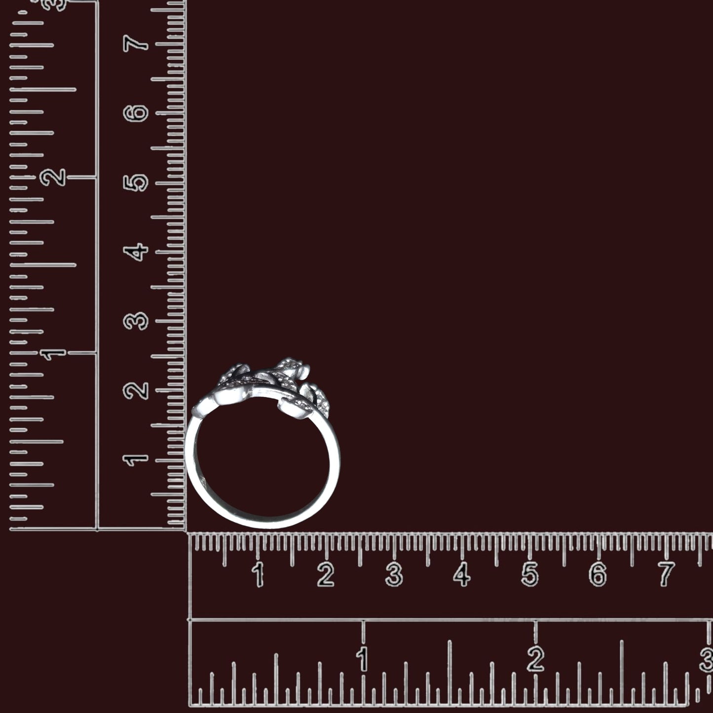 Leaf Curve Wrap  Ladies  Ring