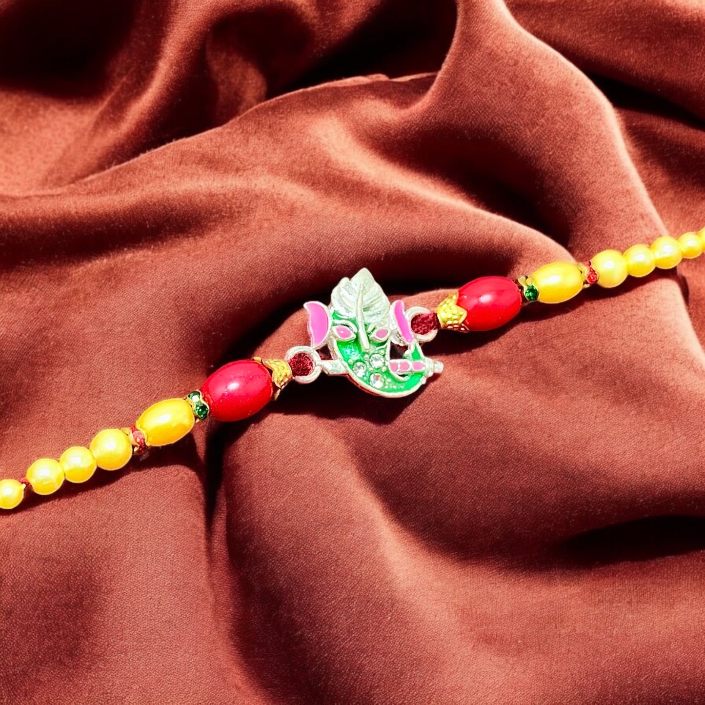 Traditional Silver Rakhi