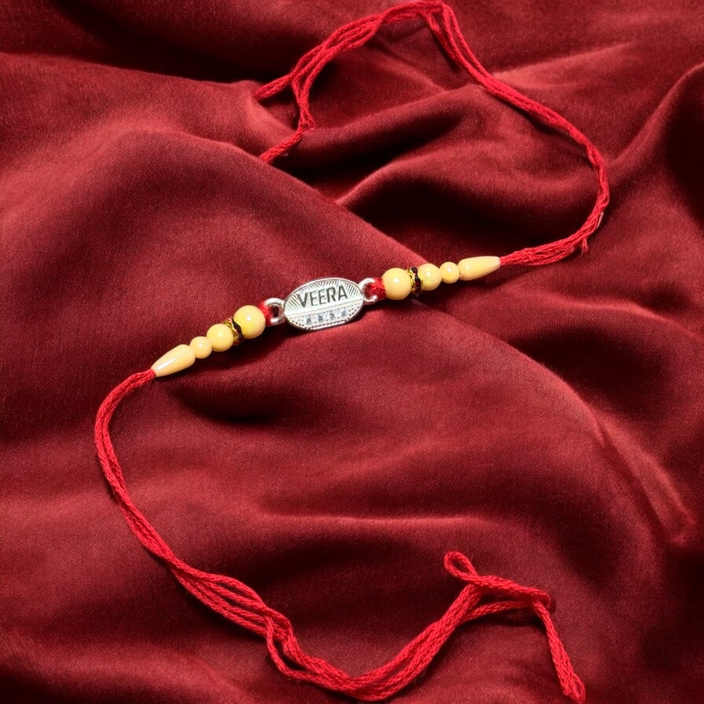 Traditional Silver Rakhi