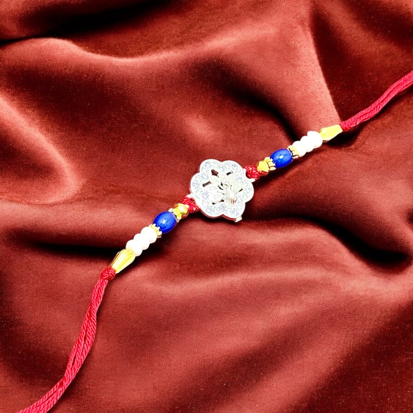 Traditional Silver Rakhi