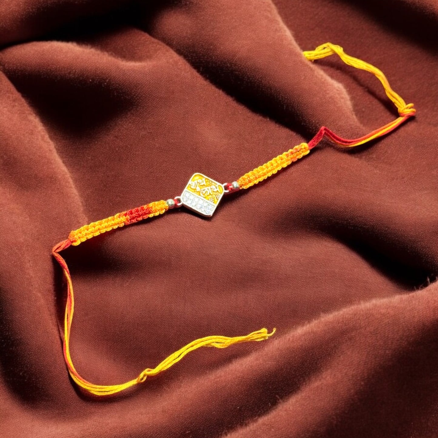 Traditional Silver Rakhi