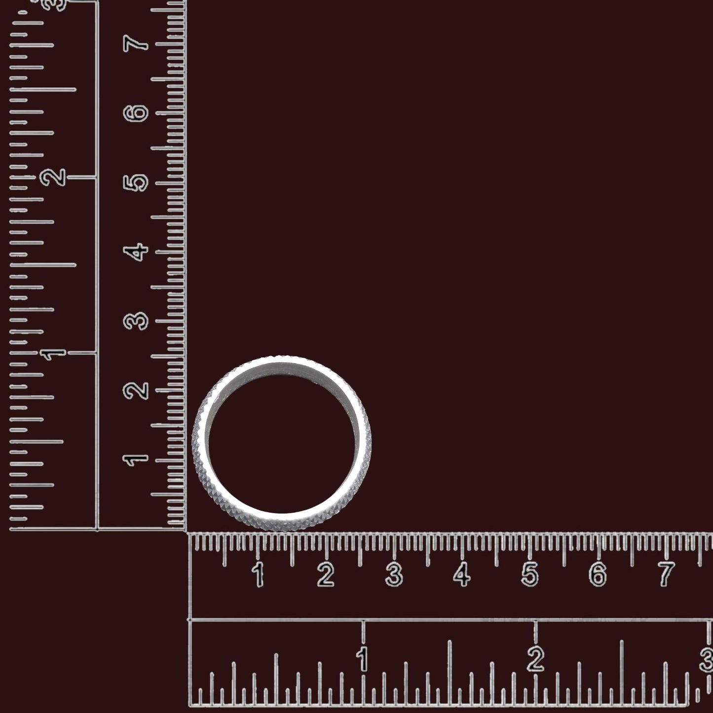 Diagonal Ridge Band for Ladies