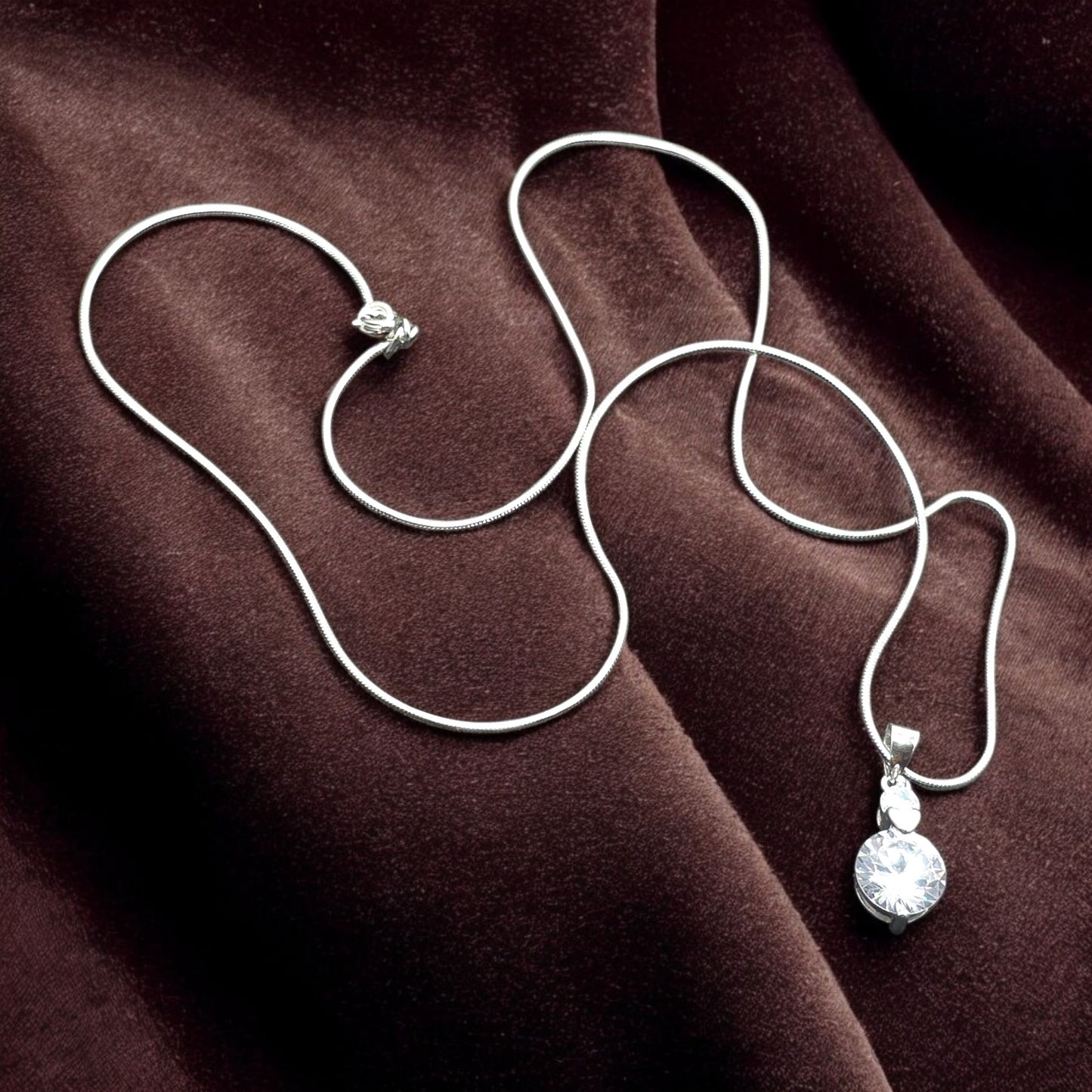 Eternal Spark Solitaire Pendant