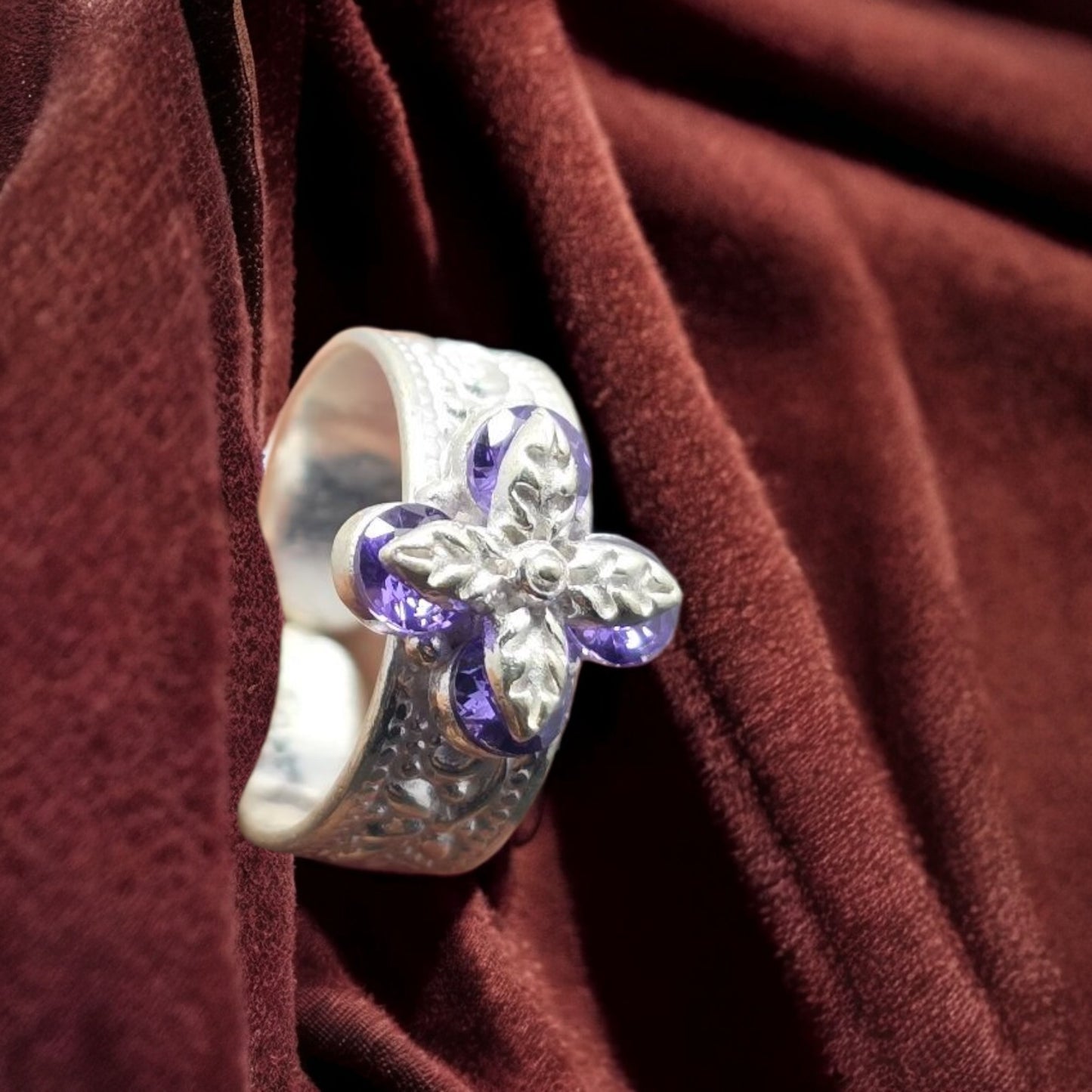 Floral Designer Toe Rings