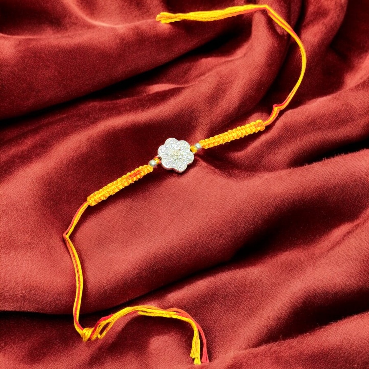 Traditional Silver Rakhi