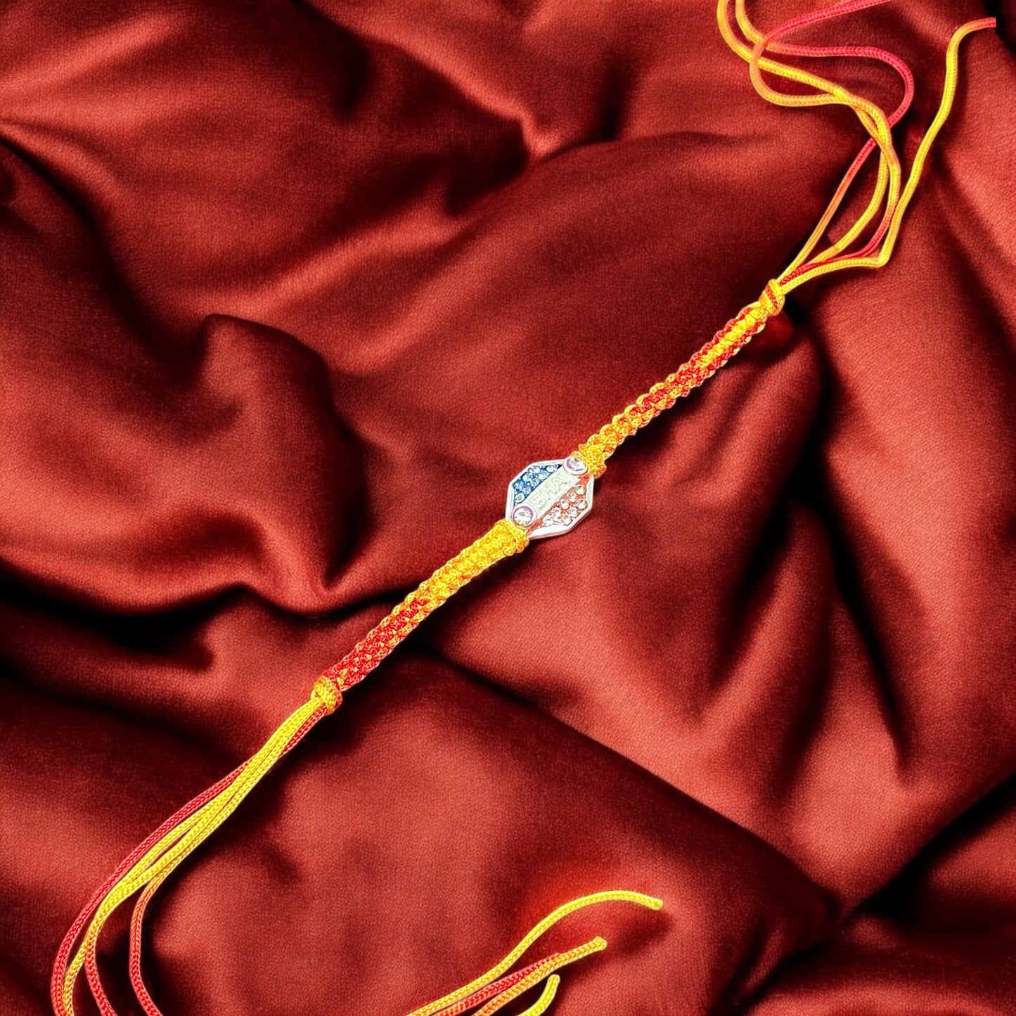 Traditional Silver Rakhi