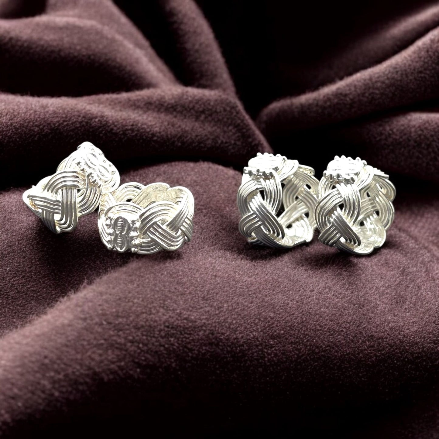 Knot Garden Toe Rings