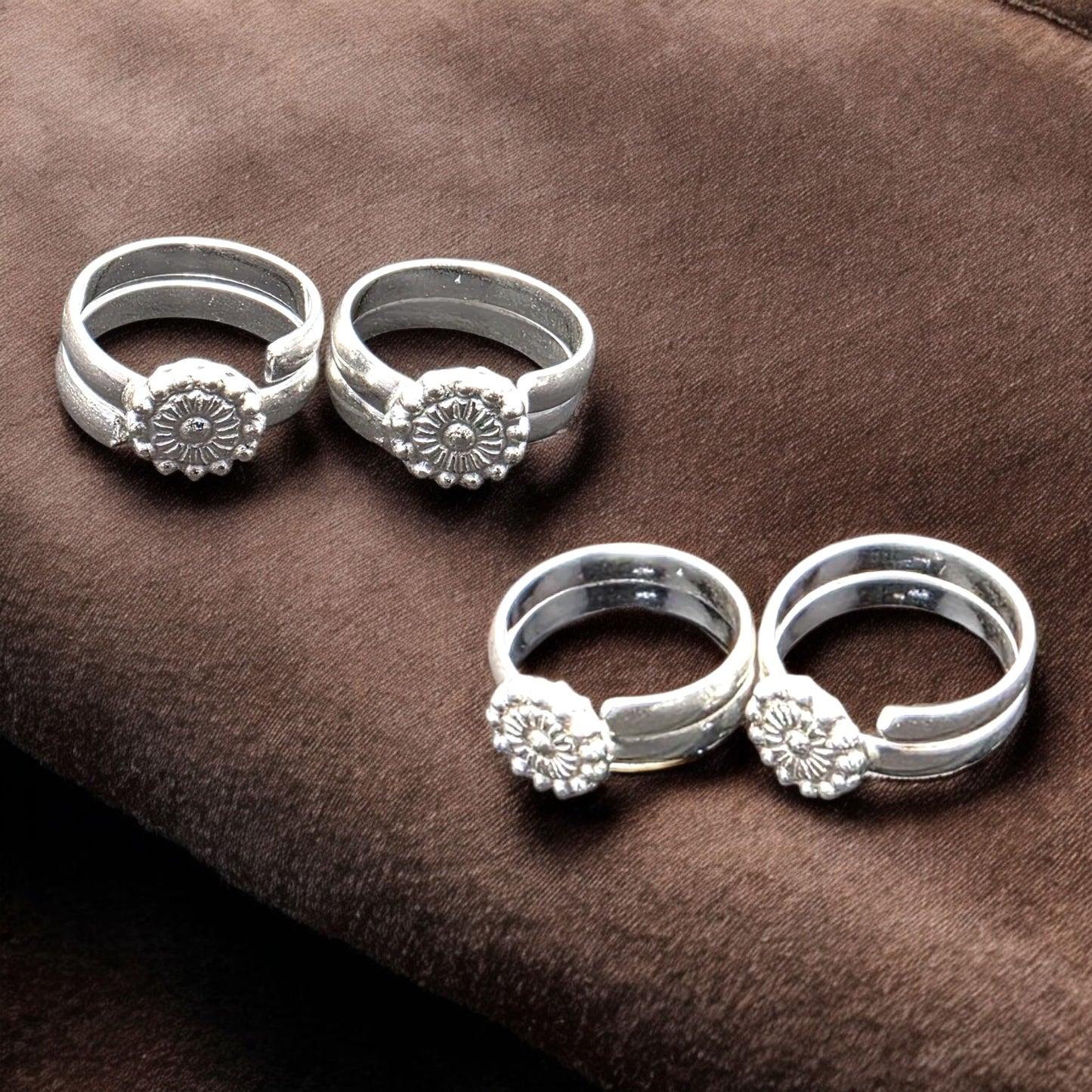 Sunflower Classic Toe Rings