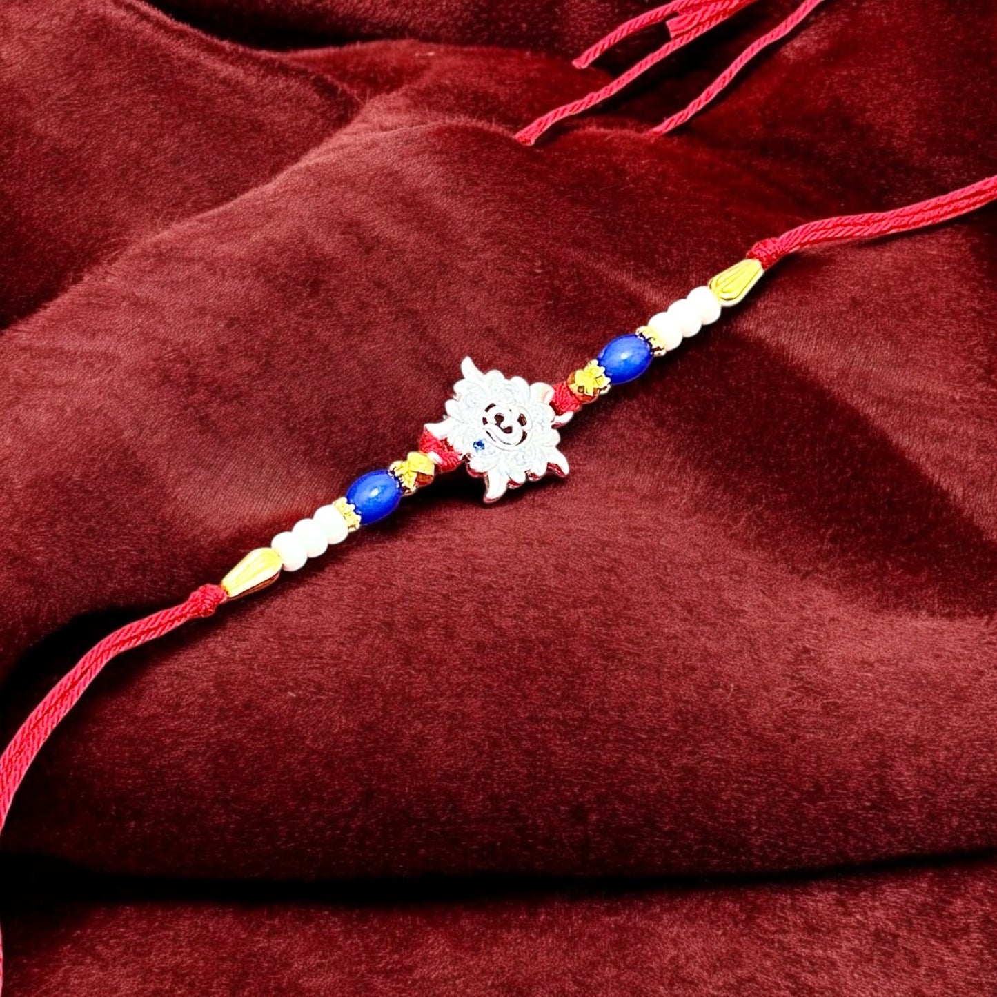 Traditional Silver Rakhi