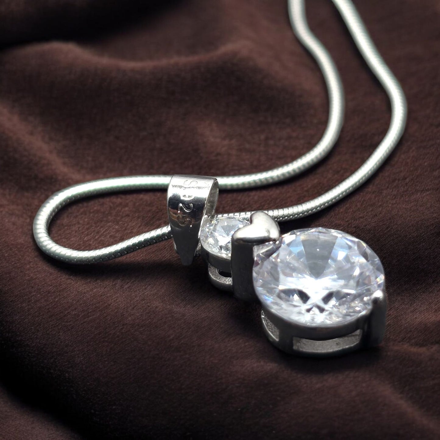 Eternal Spark Solitaire Pendant