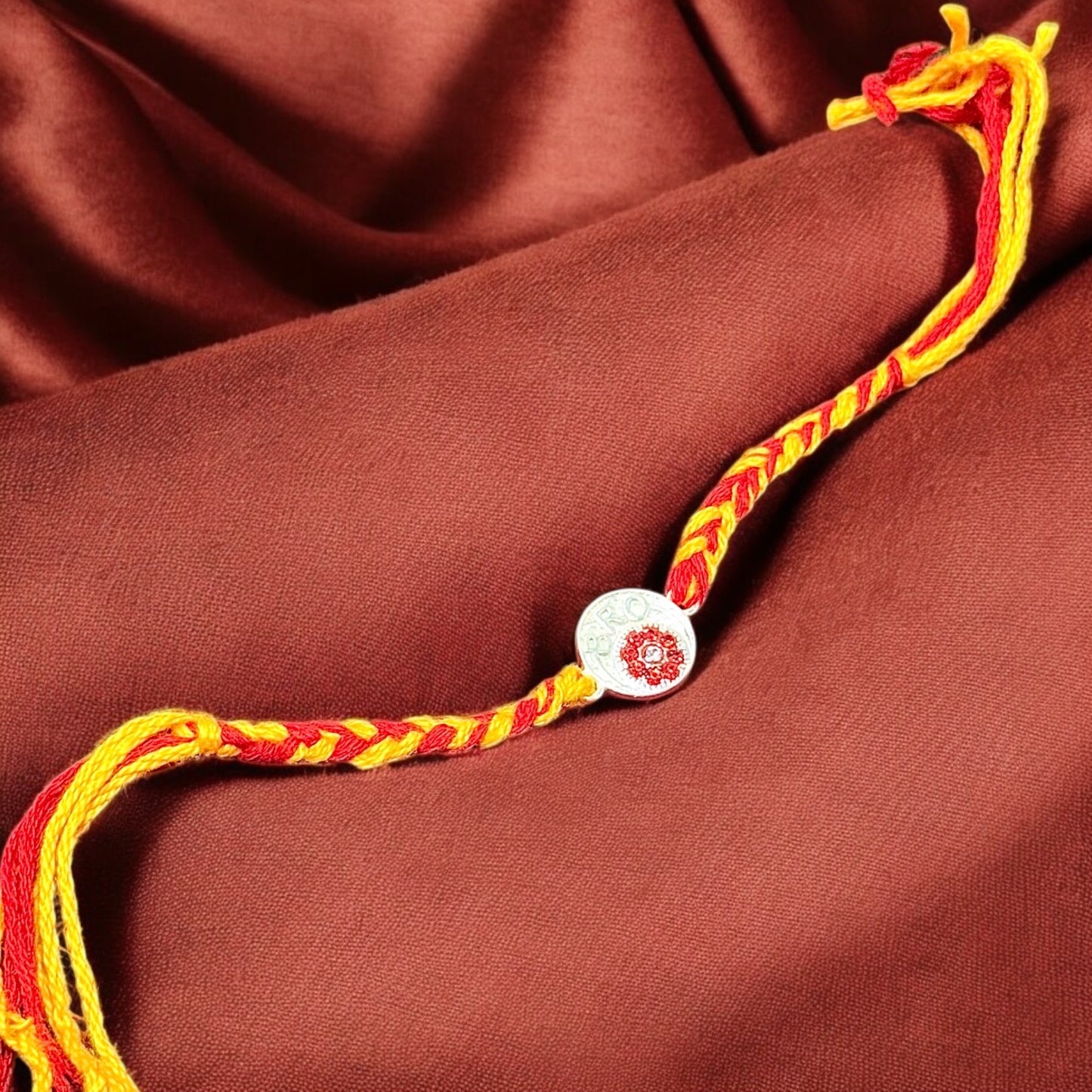 Traditional Silver Rakhi