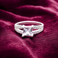 Radiant Princess Solitaire Ladies Ring