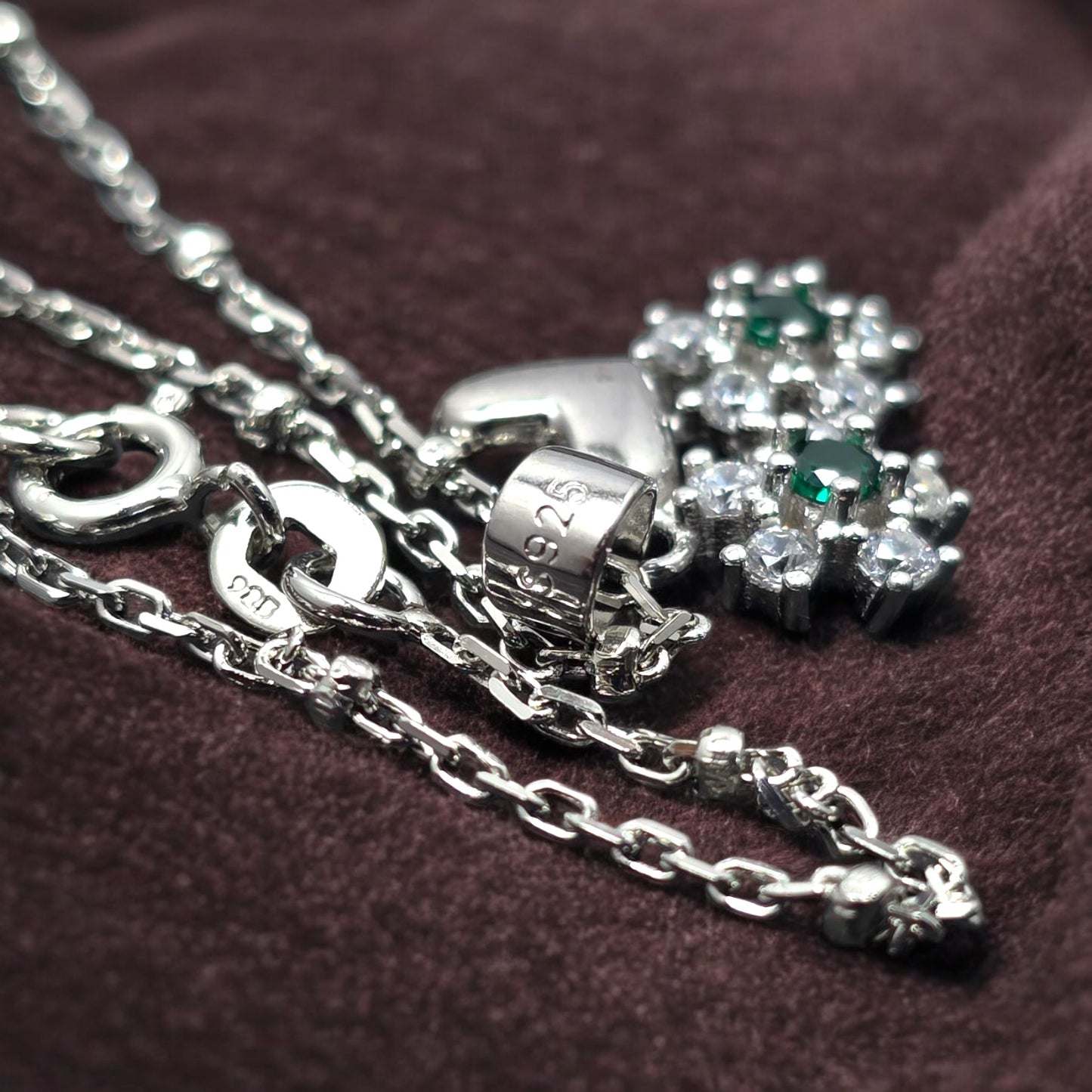 Emerald Bloom Heart Set