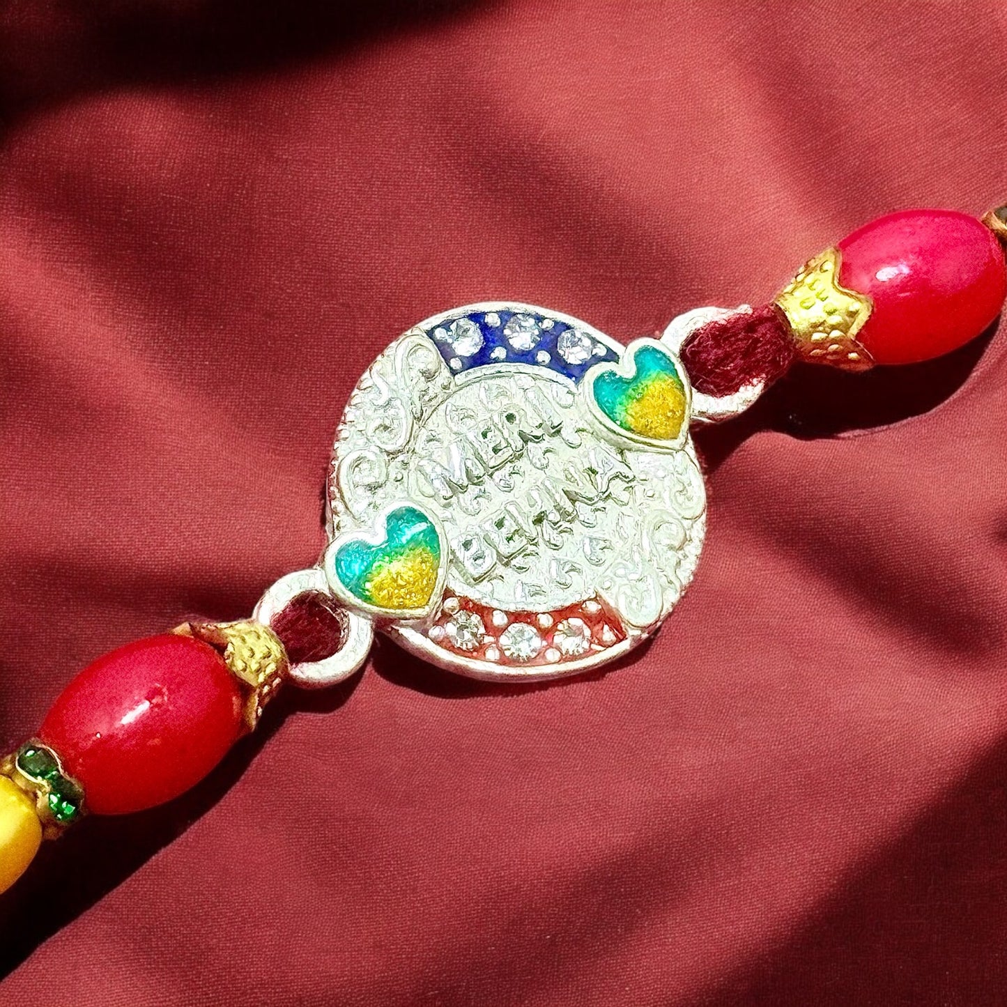 Traditional Silver Rakhi