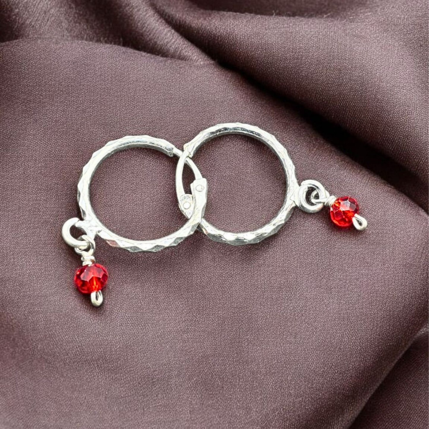 Silver Round Earrings – Timeless Elegance in Every Curve
