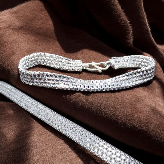 Mens Silver Bracelet