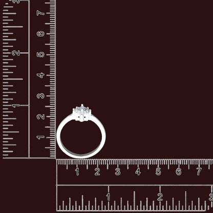 Marquise Cluster Bloom Ladies Ring