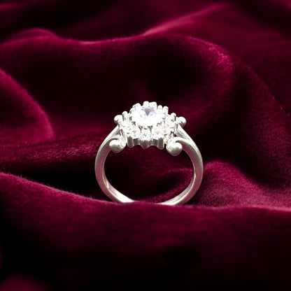 Floral Swirl Vintage Ladies Ring