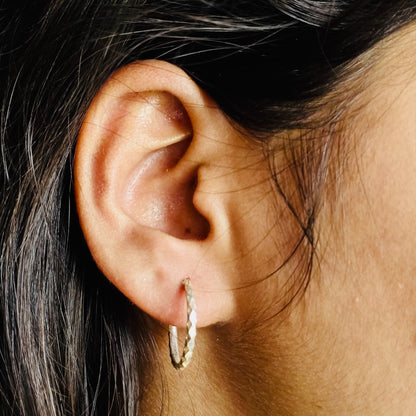 Silver Round Earrings – Timeless Elegance in Every Curve