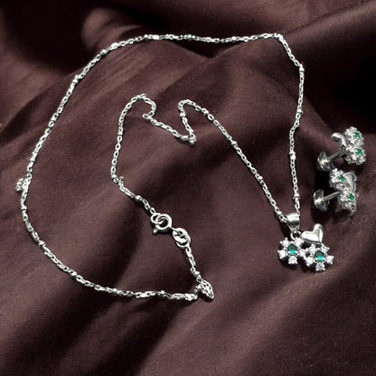 Emerald Bloom Heart Set