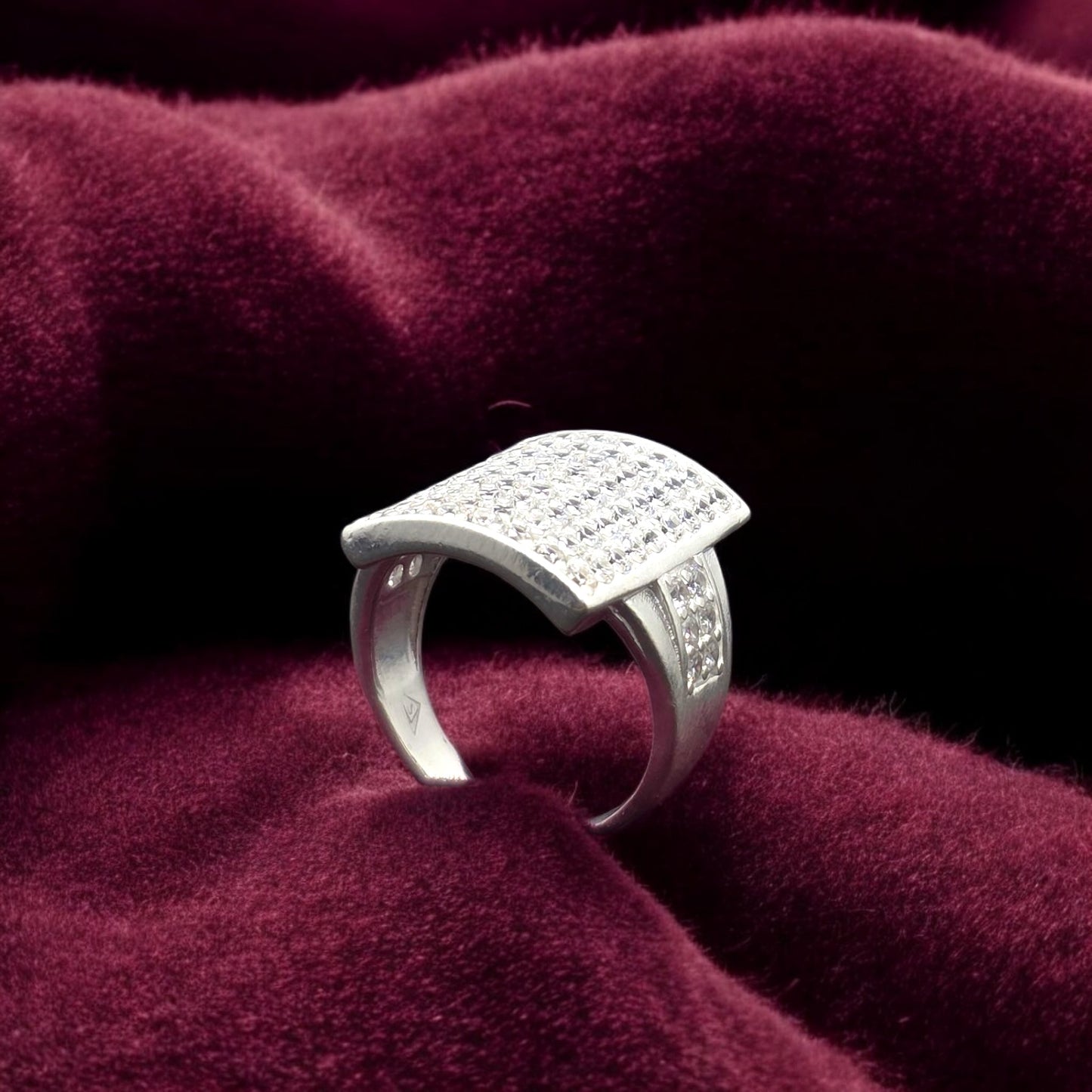 Majestic CZ Frame Gents Ring