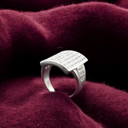 Majestic CZ Frame Gents Ring