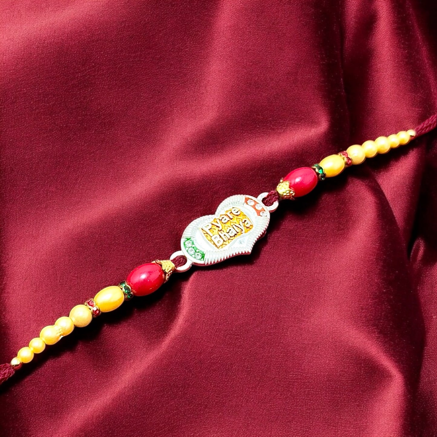 Traditional Silver Rakhi