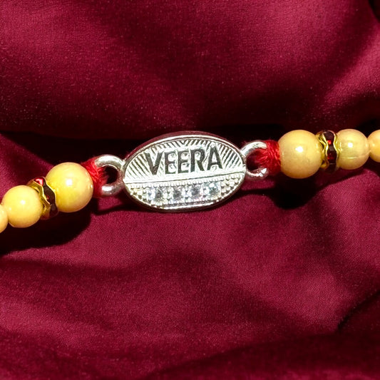 Traditional Silver Rakhi