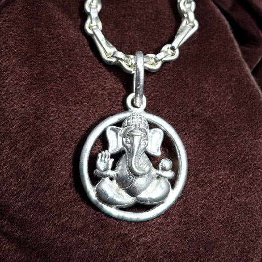 Lord Ganesh Silver Locket