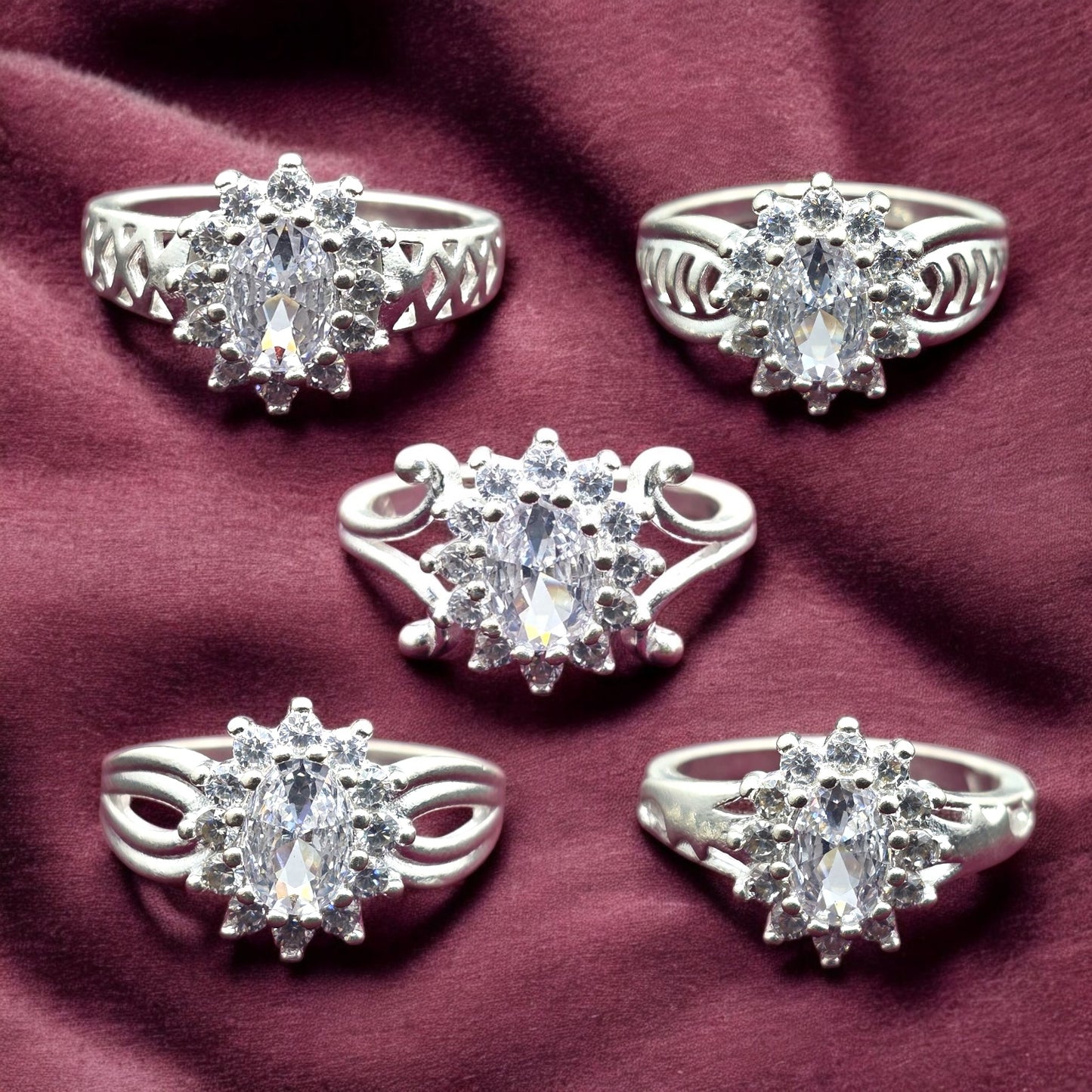 Floral Swirl Vintage Ladies Ring