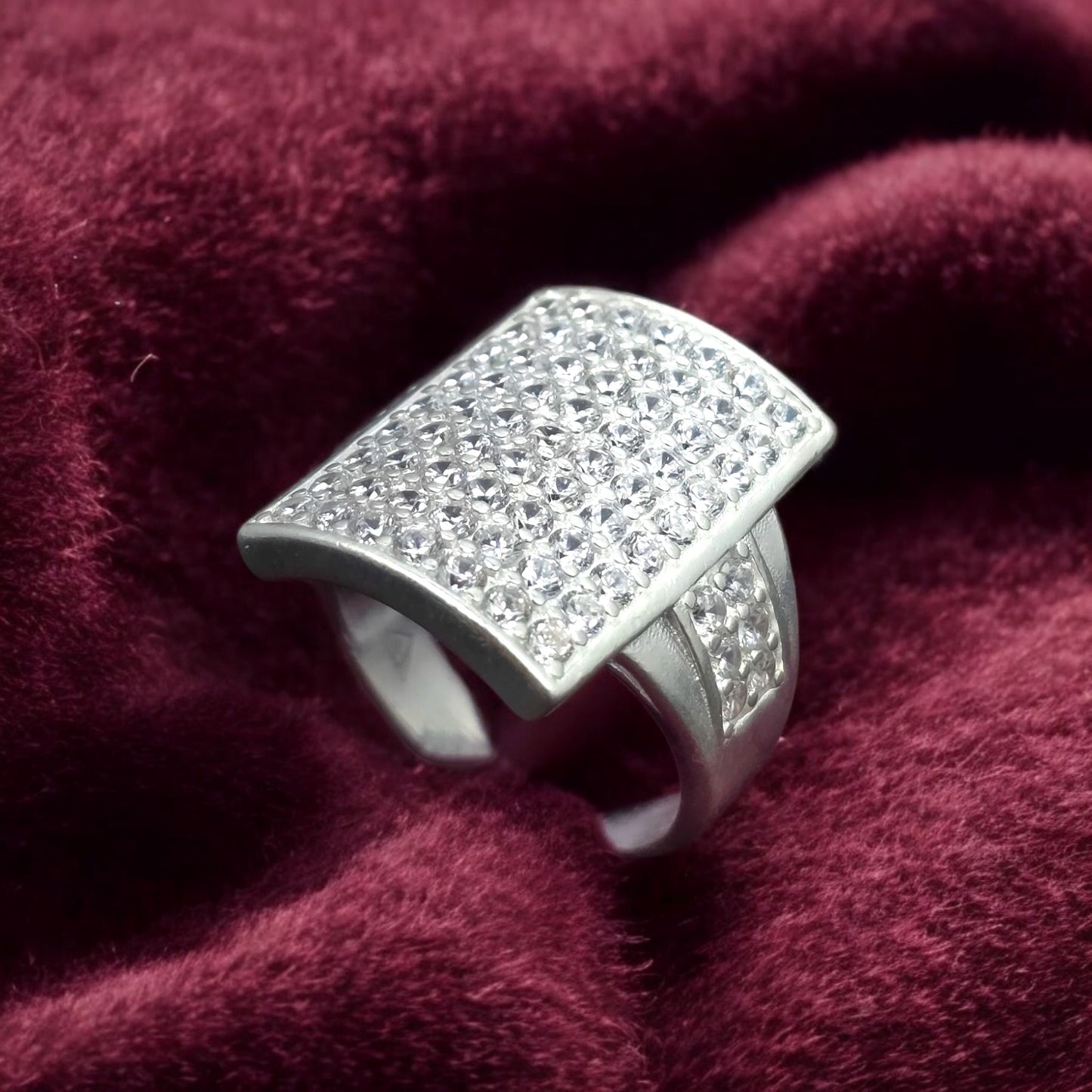 Majestic CZ Frame Gents Ring
