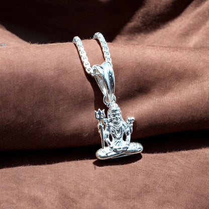 Lord Shiva silver Pendant