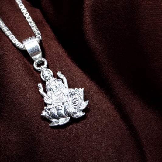 Lakshmi Devi silver Pendant