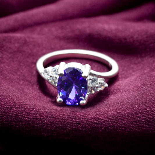Violet Charm Ladies  Ring