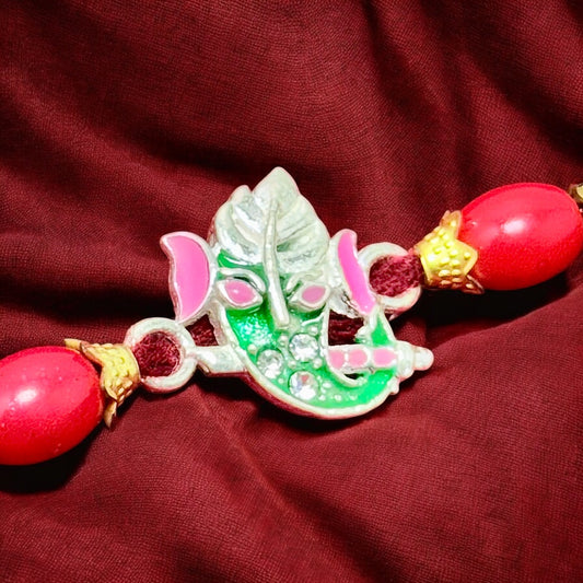 Traditional Silver Rakhi