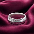 Pyramid Cut Dome Band for Ladies