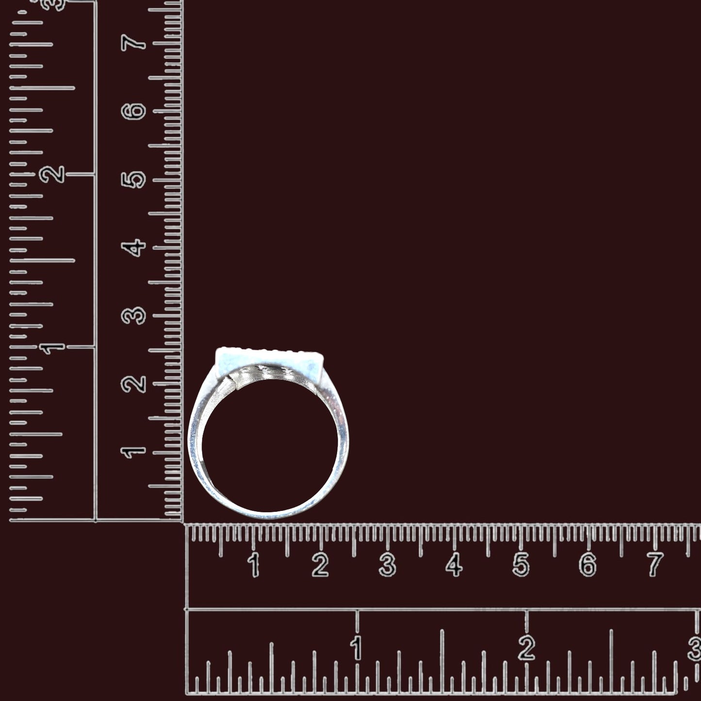 Majestic CZ Frame Gents Ring