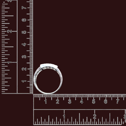 Majestic CZ Frame Gents Ring