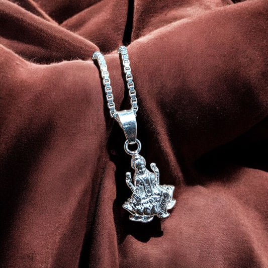 Lakshmi Devi silver Pendant