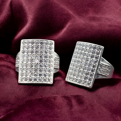 Majestic CZ Frame Gents Ring