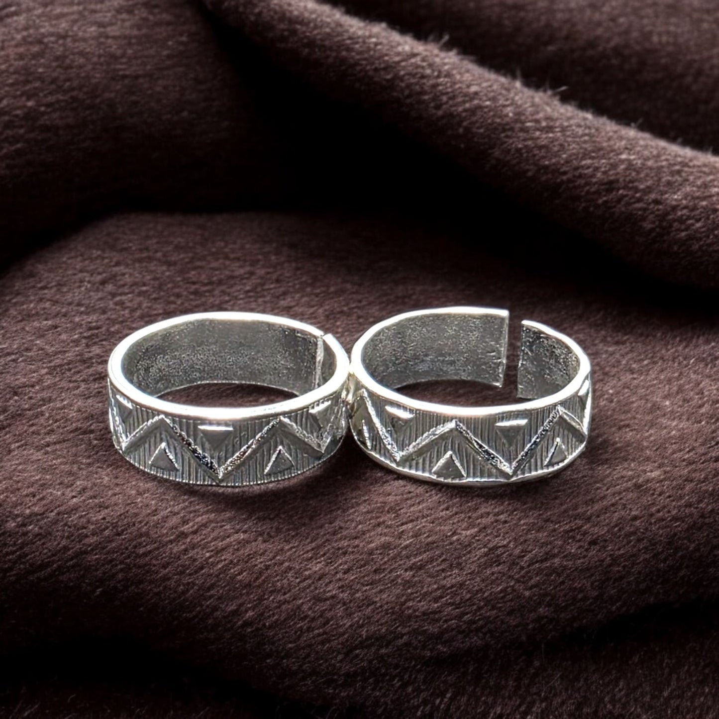Tribal Geo Toe Rings